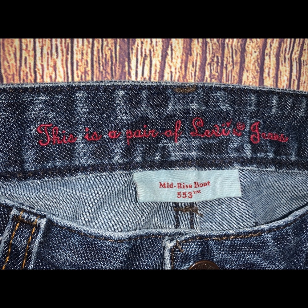 Levi's mid Rise Boot jeans